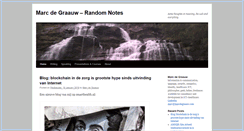Desktop Screenshot of marcdegraauw.com